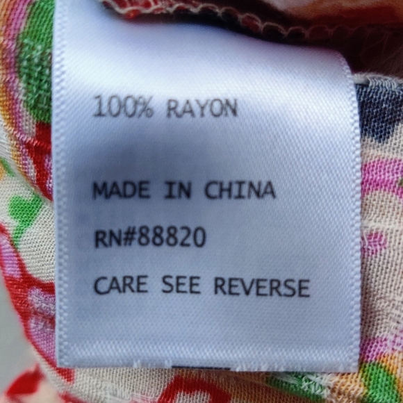 CYNTHIA ROWLEY Floral Pants S Wide Leg Pull-On Boho Paisley Festival NWT - Picture 6 of 9